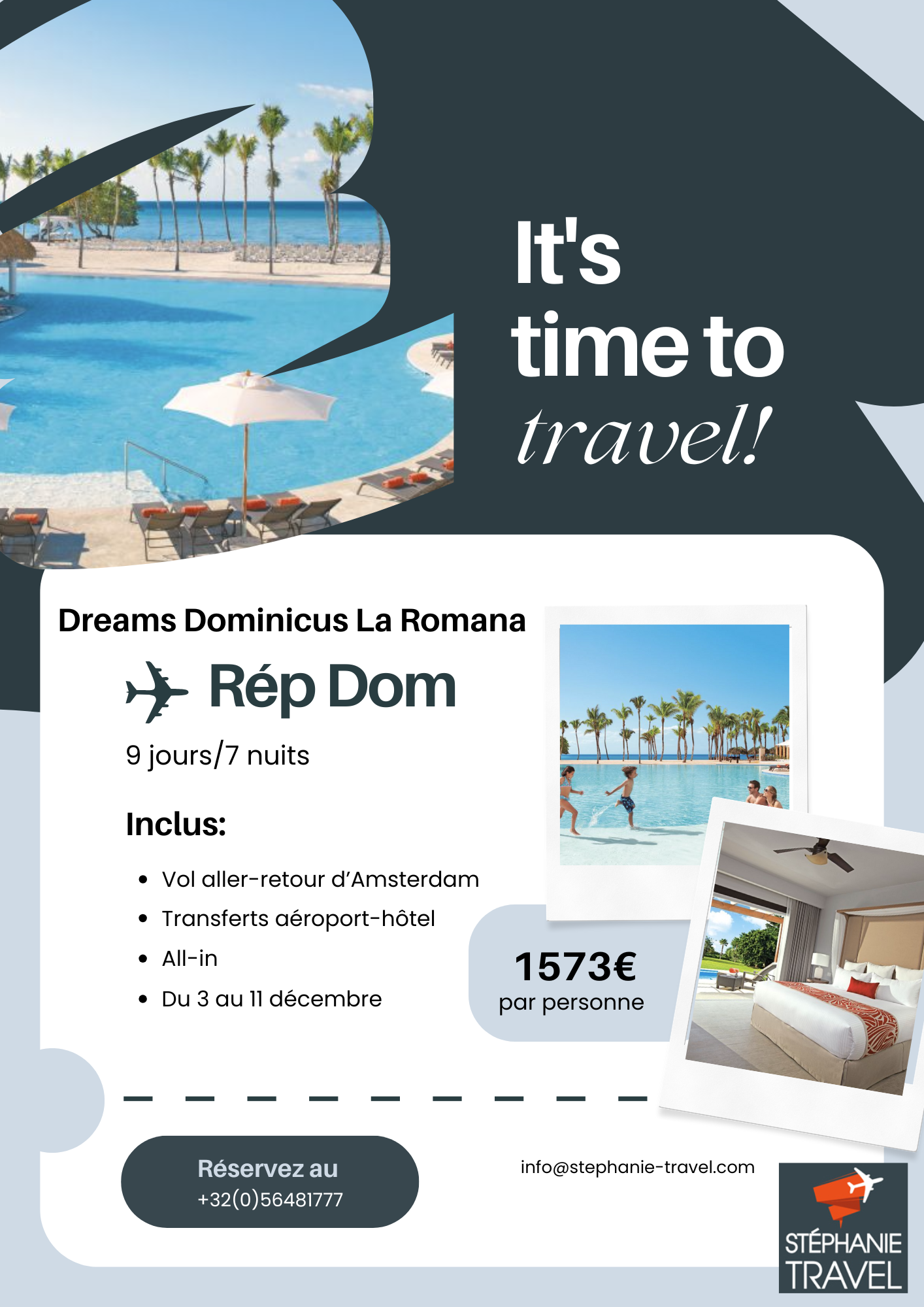 Blue Modern Vacation Package Promotion Travel Flyer (25)