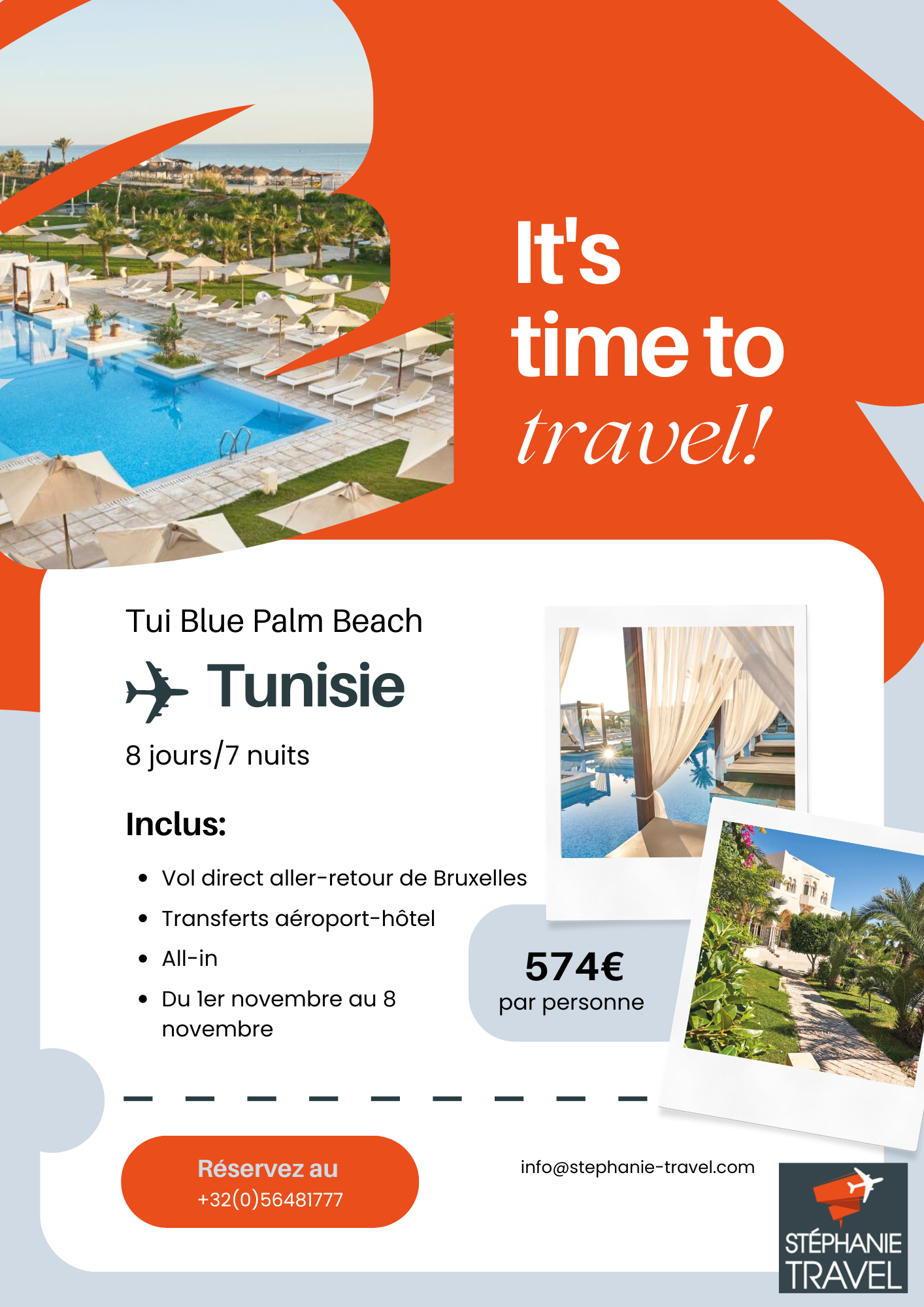 Blue Modern Vacation Package Promotion Travel Flyer (9)