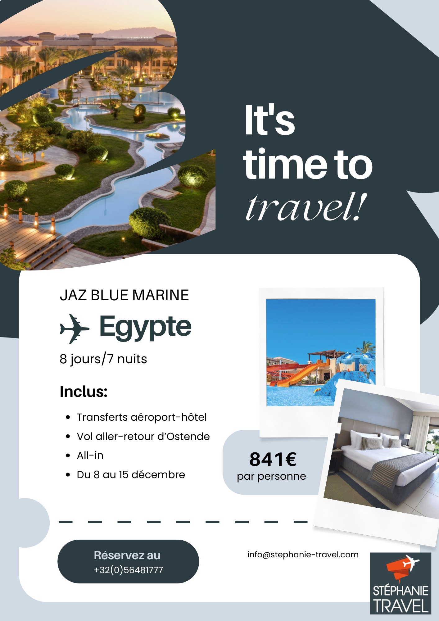 Blue Modern Vacation Package Promotion Travel Flyer (26)